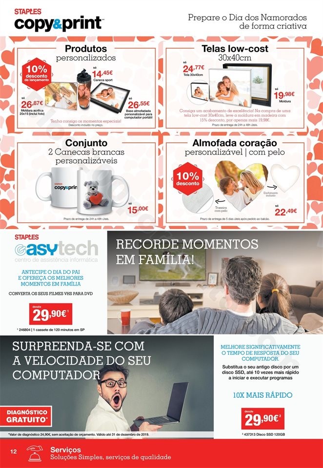 Antevisão Folheto STAPLES 29 janeiro a 13  fevere