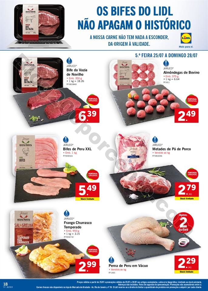folheto LIDL alimentar Promoções a partir de 22 