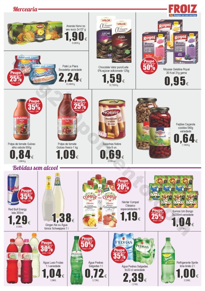 Antevisão Folheto FROIZ Promoções de 24 abril a