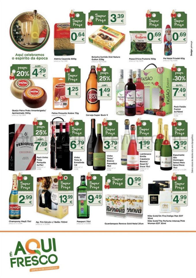 Antevisão Folheto AQUI É FRESCO Natal e Ano Novo