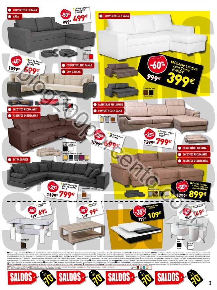 Novo Folheto CONFORAMA Saldos promoções de 1 a 1