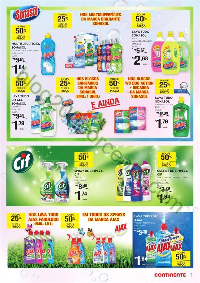 Antevisão Folheto CONTINENTE Limpeza de 12 a 24 j