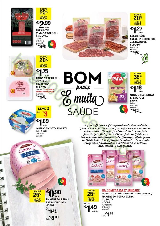 Novo Folheto CONTINENTE Alimentação saudável de