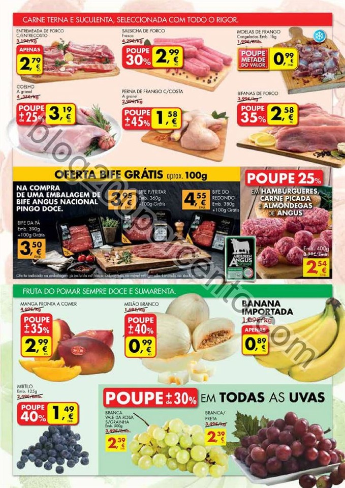 Antevisão Folheto PINGO DOCE Fim de semana promo