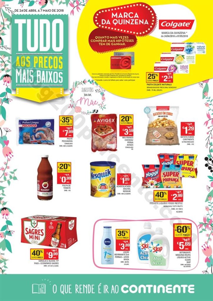 Antevisão Folheto CONTINENTE Promoções de 24 ab