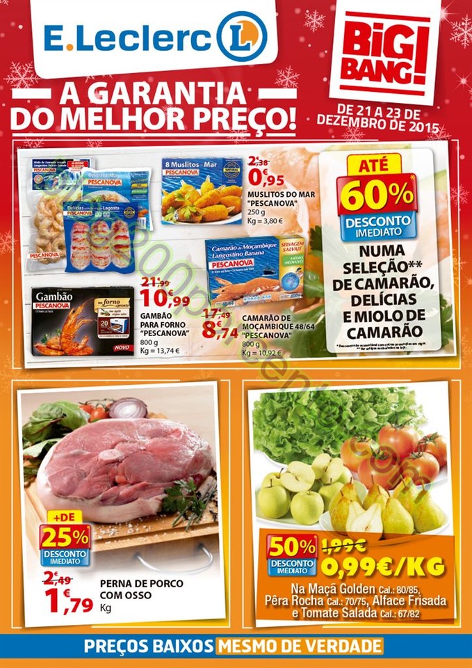 Antevisão Folheto E-LECLERC Big Bang Promoções 