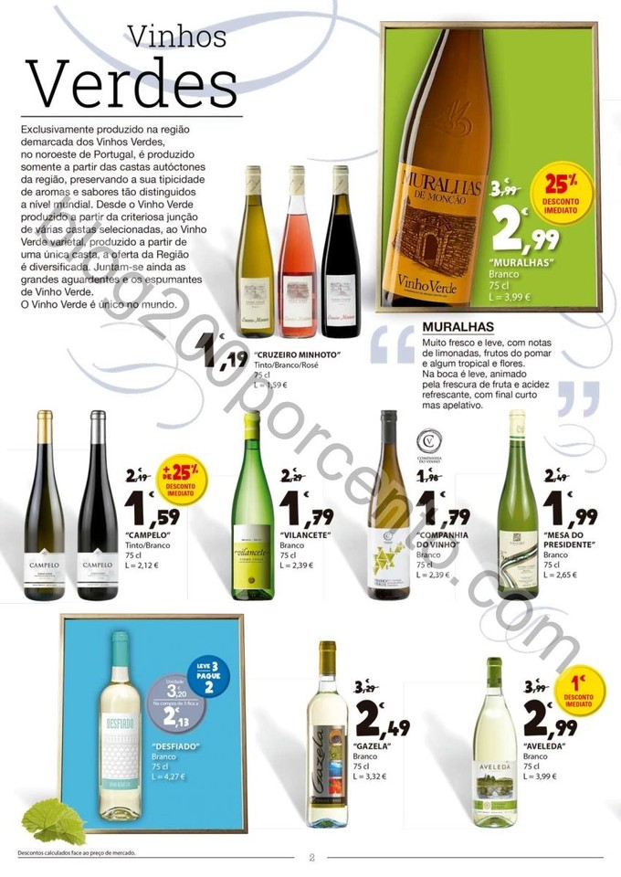 Antevisão Folheto E-LECLERC Vinhos promoções de