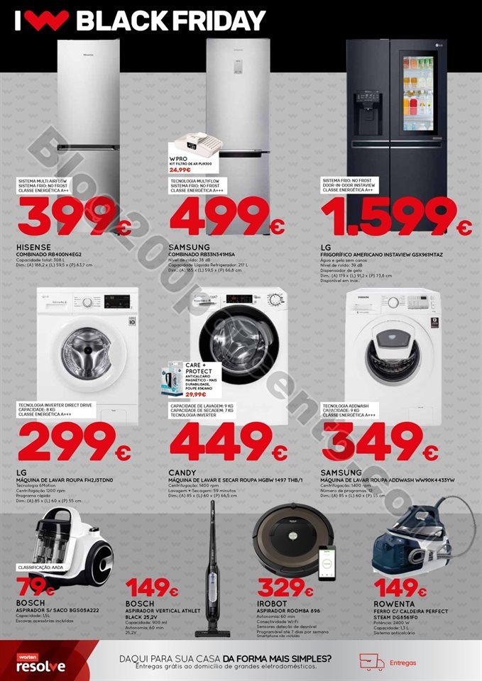 Antevisão Folheto WORTEN Black Friday promoções