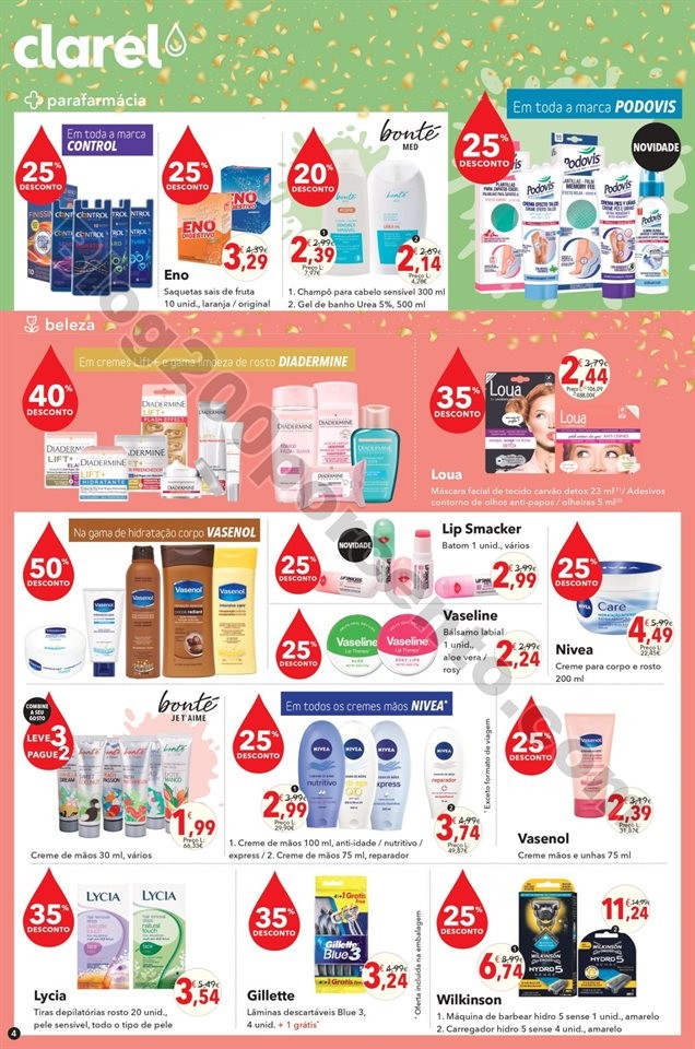 Antevisão Folheto CLAREL Promoções de 27 dezemb