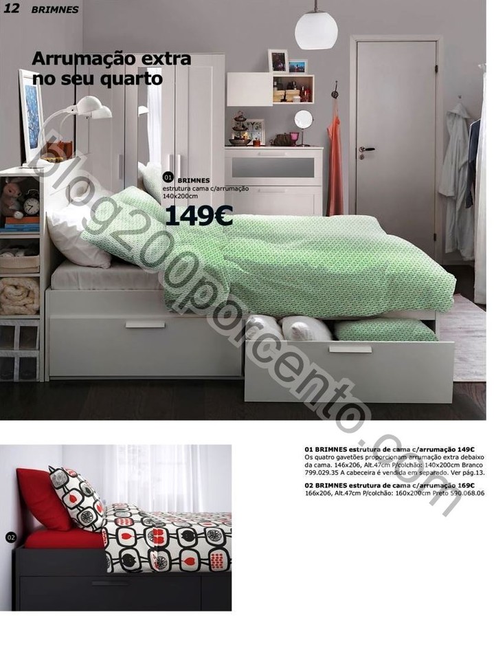 Novo Catálogo IKEA Quartos promoções até 31 ju