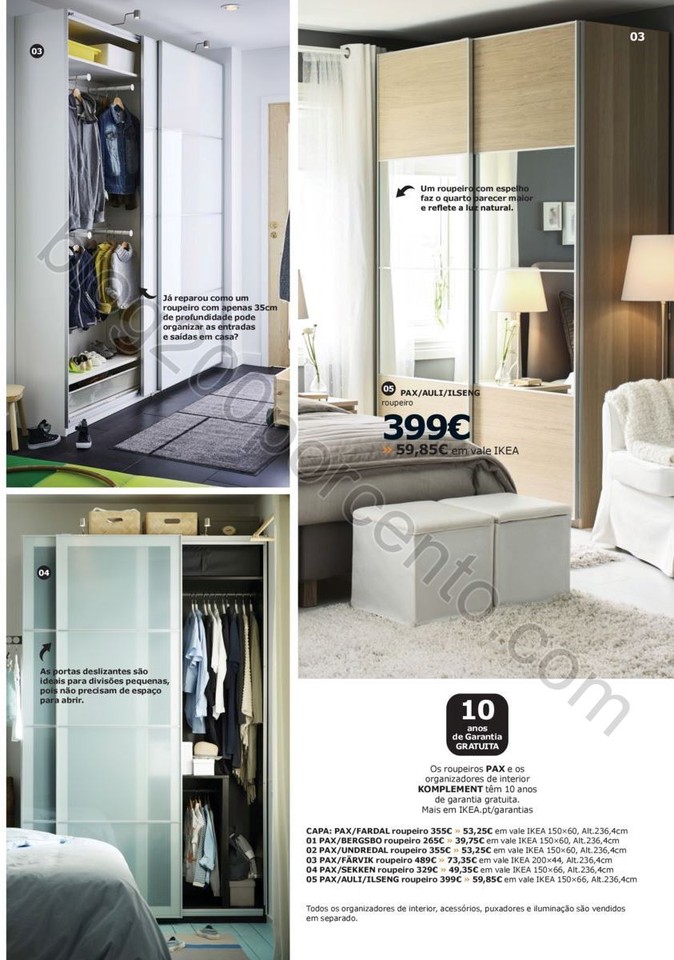Antevisão Folheto IKEA quartos promoções de 19 
