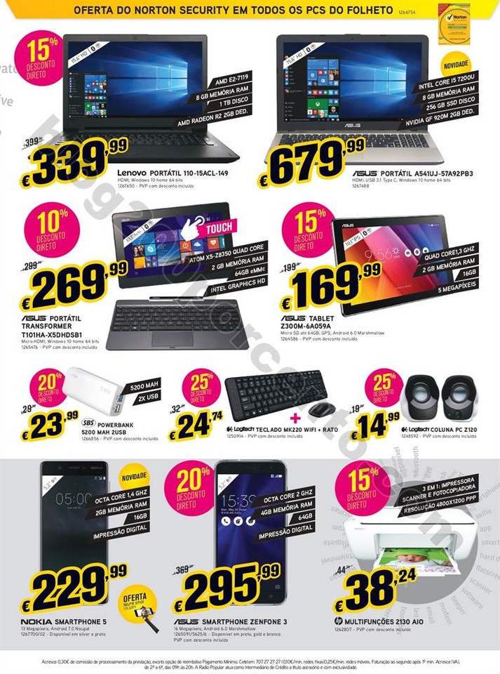 Antevisão Folheto RADIO POPULAR Promoções de 4 