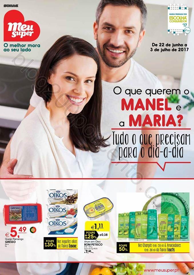Antevisão Folheto MEU SUPER Promoções de 22 jun