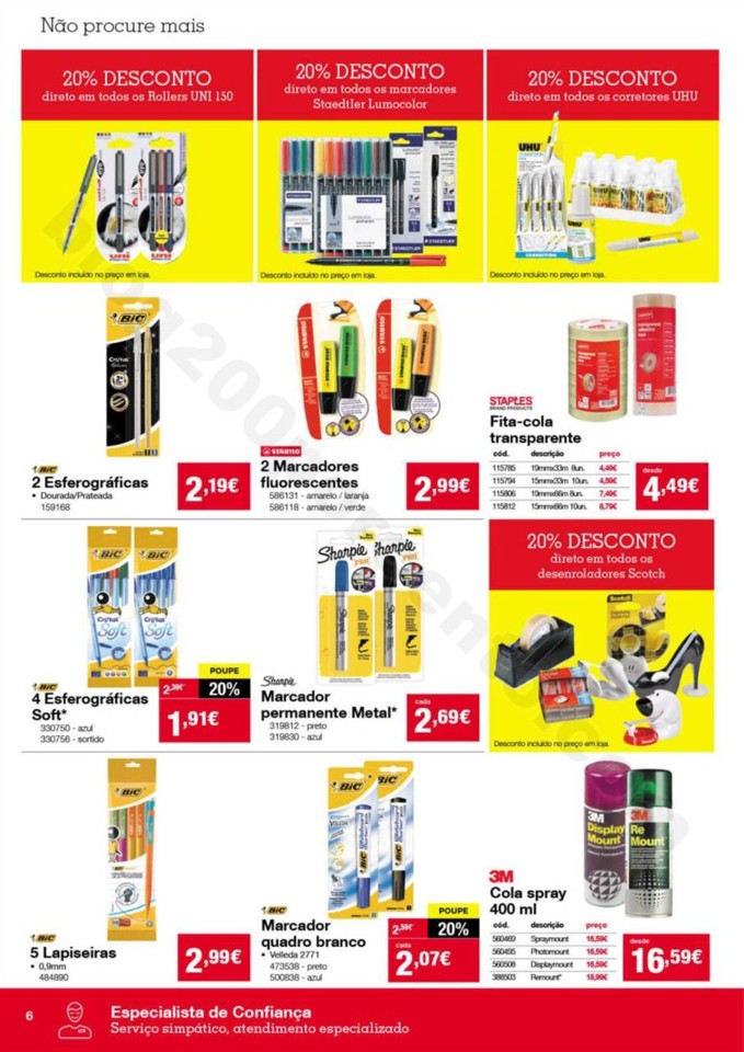 Antevisão Folheto STAPLES Promoções de 2 a 14 n