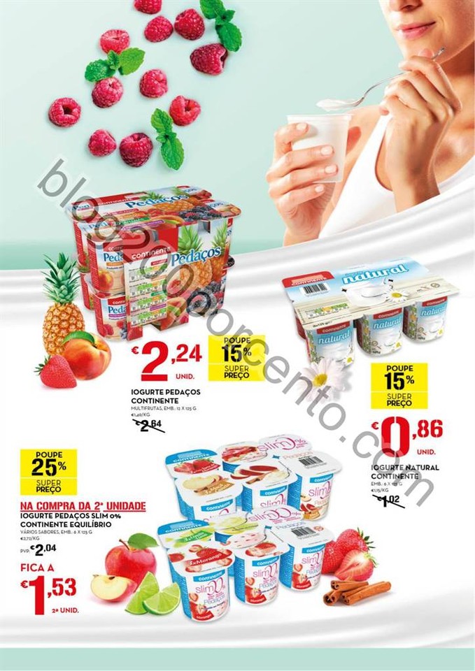 Novo Folheto CONTINENTE Especial Iogurtes de 14 ju