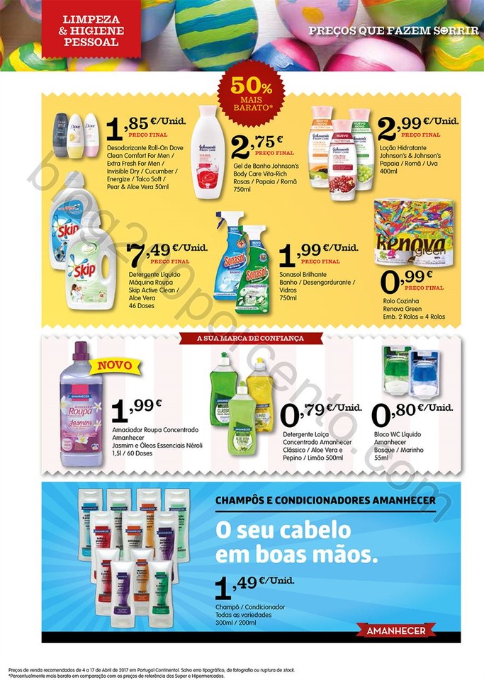 Antevisão Folheto AMANHECER Páscoa Promoções d