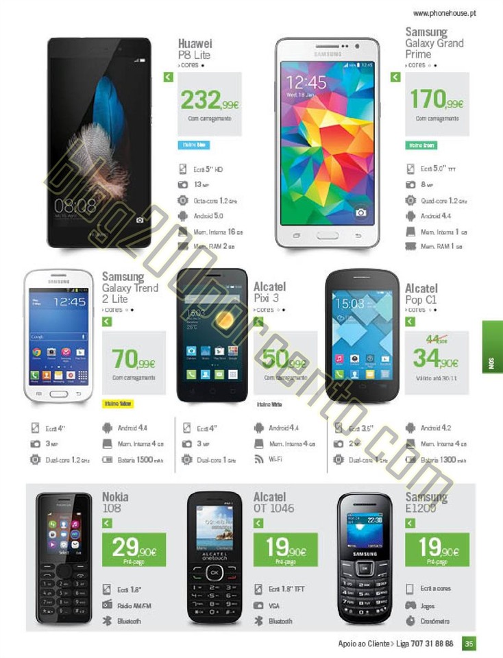 Novo Folheto PHONE HOUSE Natal promoções de 30 n