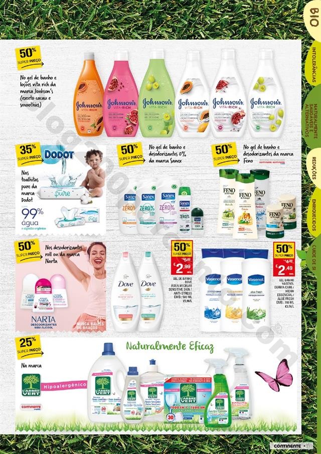 Antevisão Folheto CONTINENTE Feira Vida Saudável