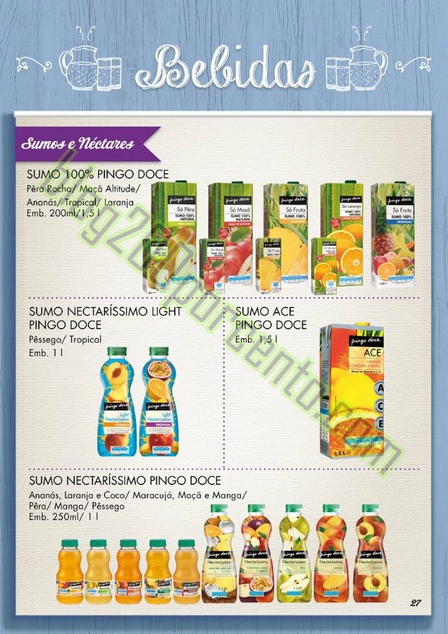 Novo Catálogo PINGO DOCE Sem Leite e Lactose 2016