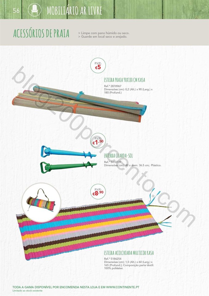 Novo Folheto CONTINENTE Ar Livre até 15 agosto p5