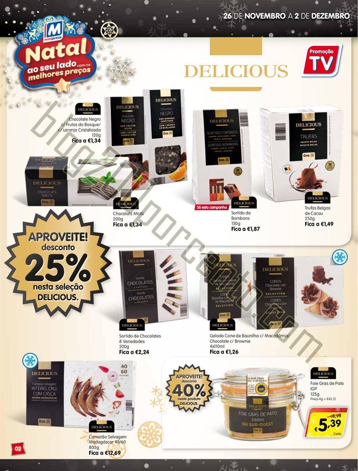 Antevisão Folheto MINIPREÇO Market de 26 novembr