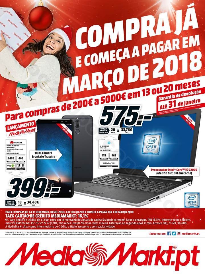 Antevisão Folheto MEDIA MARKT Promoções de 7 a 