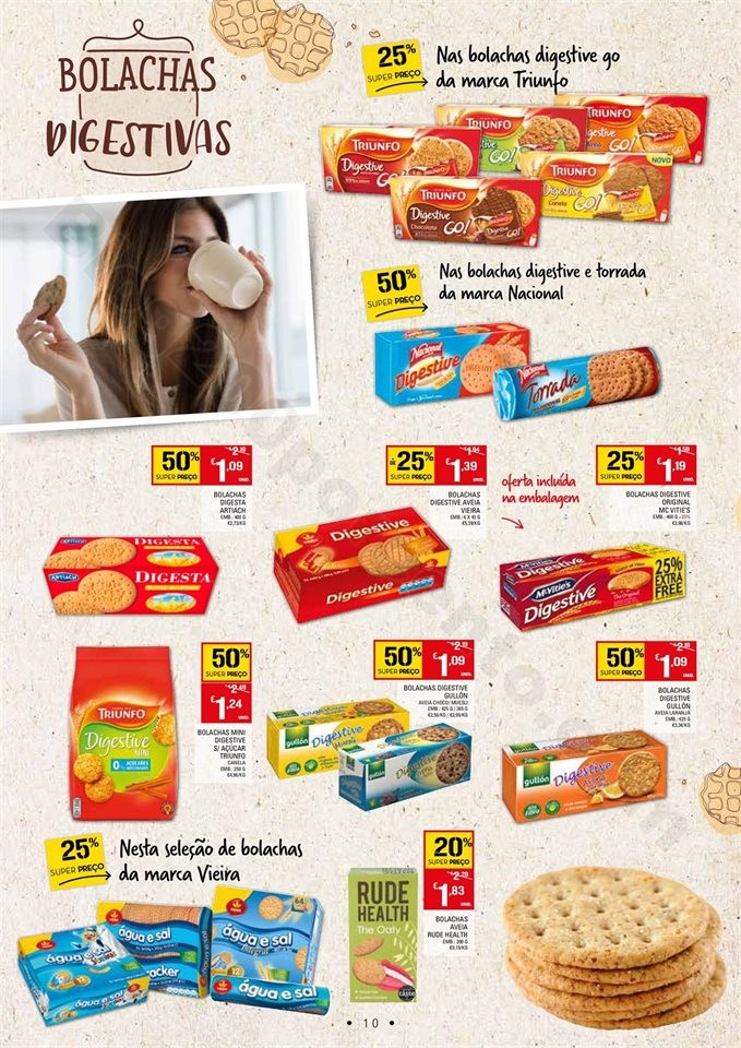 Antevisão Folheto CONTINENTE Bolachas 5 a 18  fev