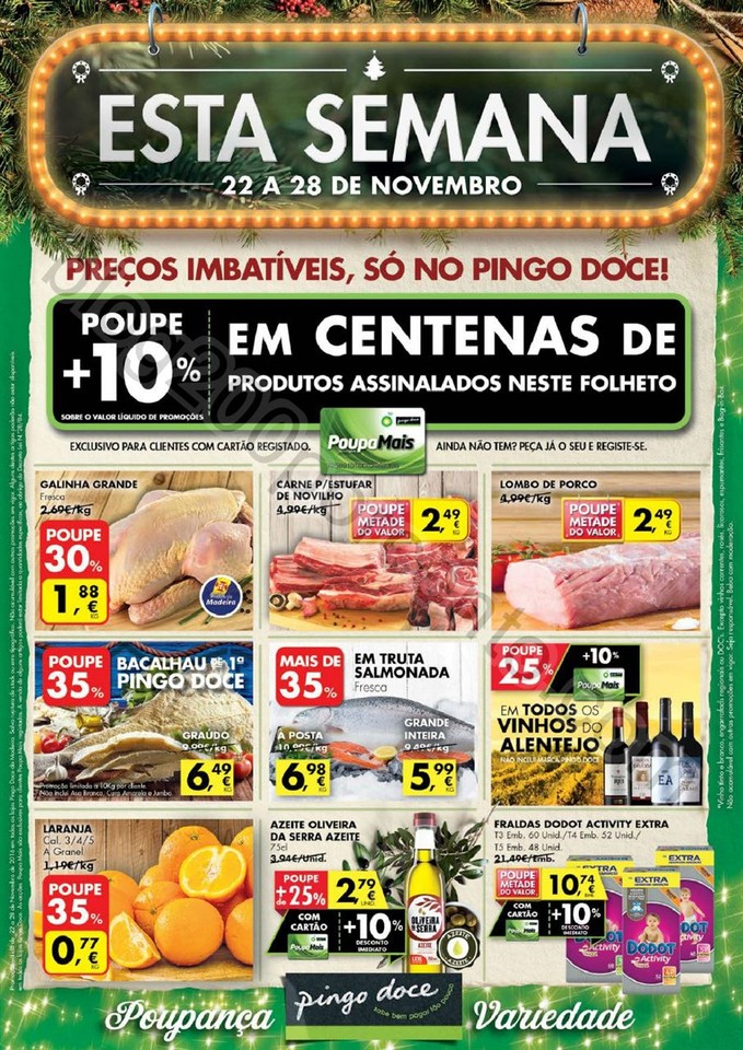 Antevisão Folheto PINGO DOCE Madeira de 22 a 28 n