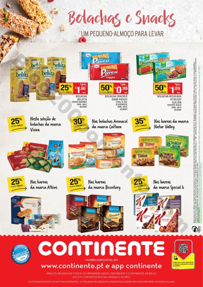 Antevisão Folheto CONTINENTE Extra pequeno almoç