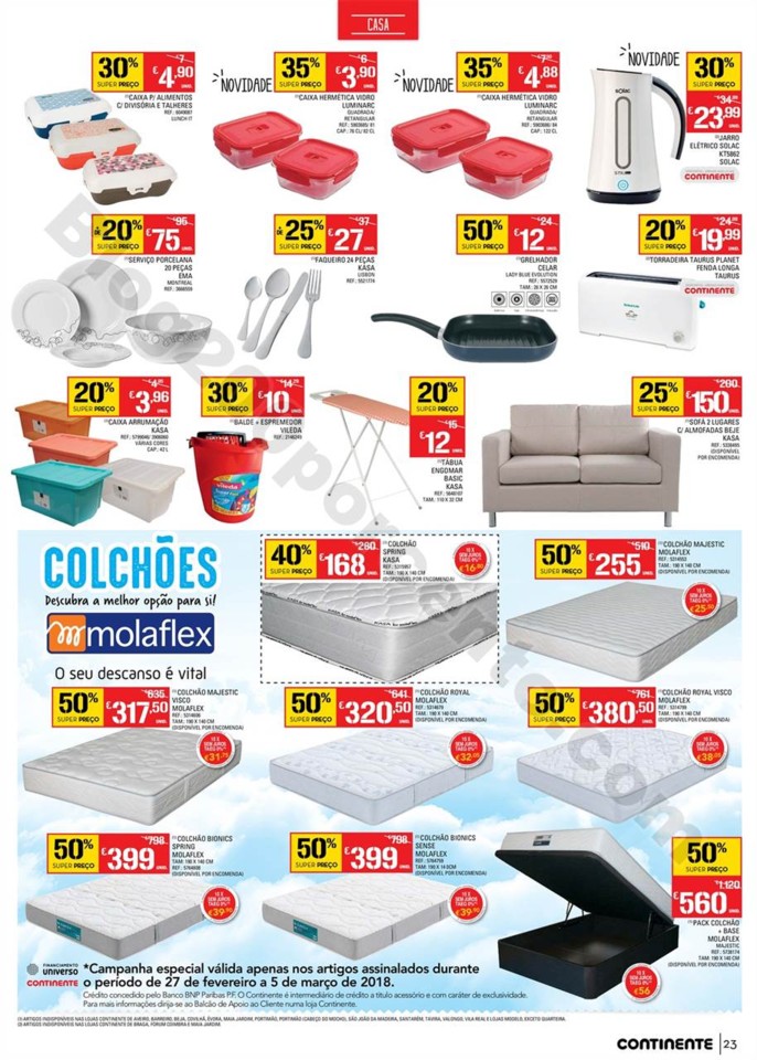 Antevisão Folheto CONTINENTE Promoções de 27 fe