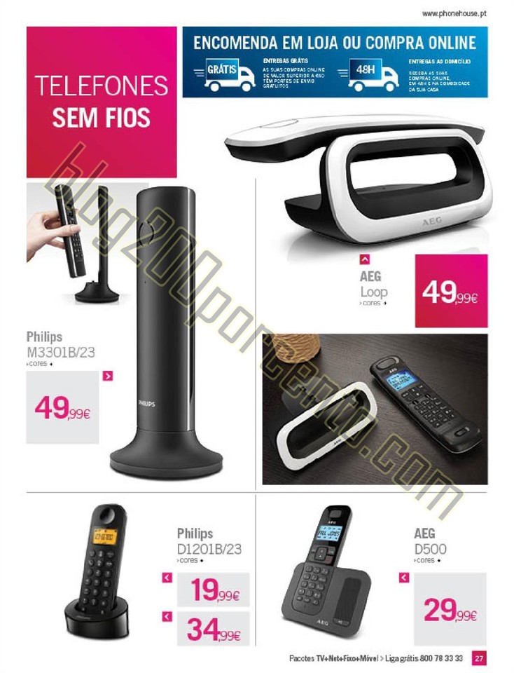 Novo Folheto PHONE HOUSE Natal promoções de 30 n