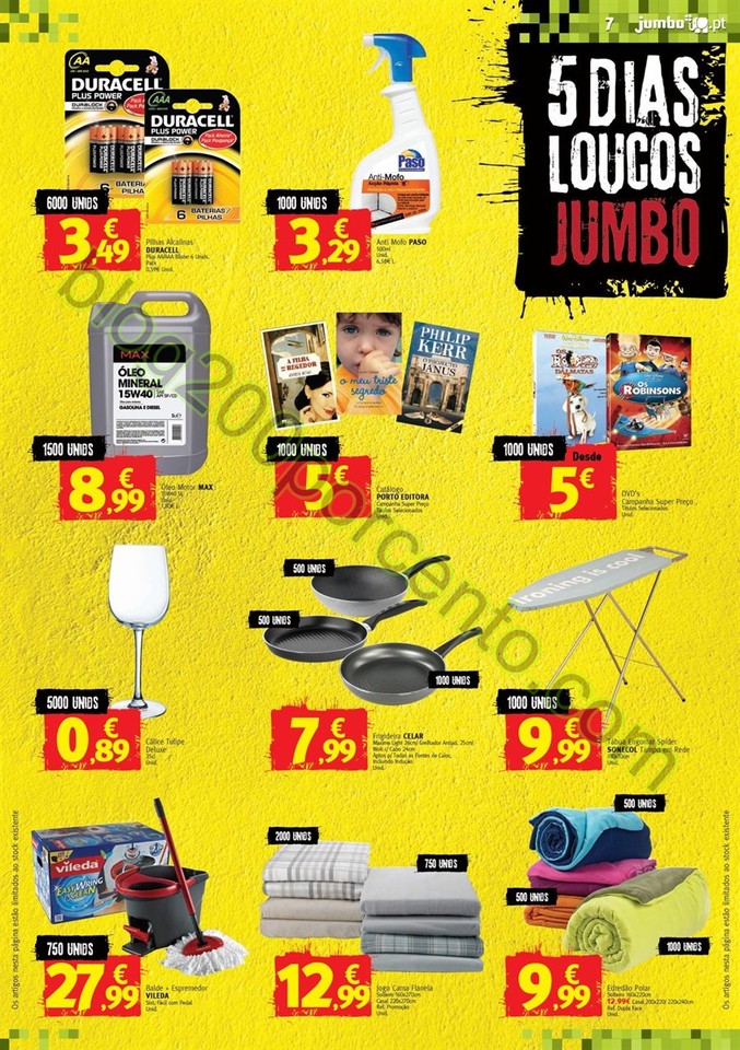 Antevisão Folheto JUMBO 5 dias Loucos de 27 a 31 