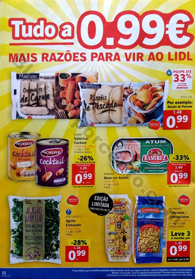 antevisao lidl tudo a 1 euro promocoes de 3 a 9 se