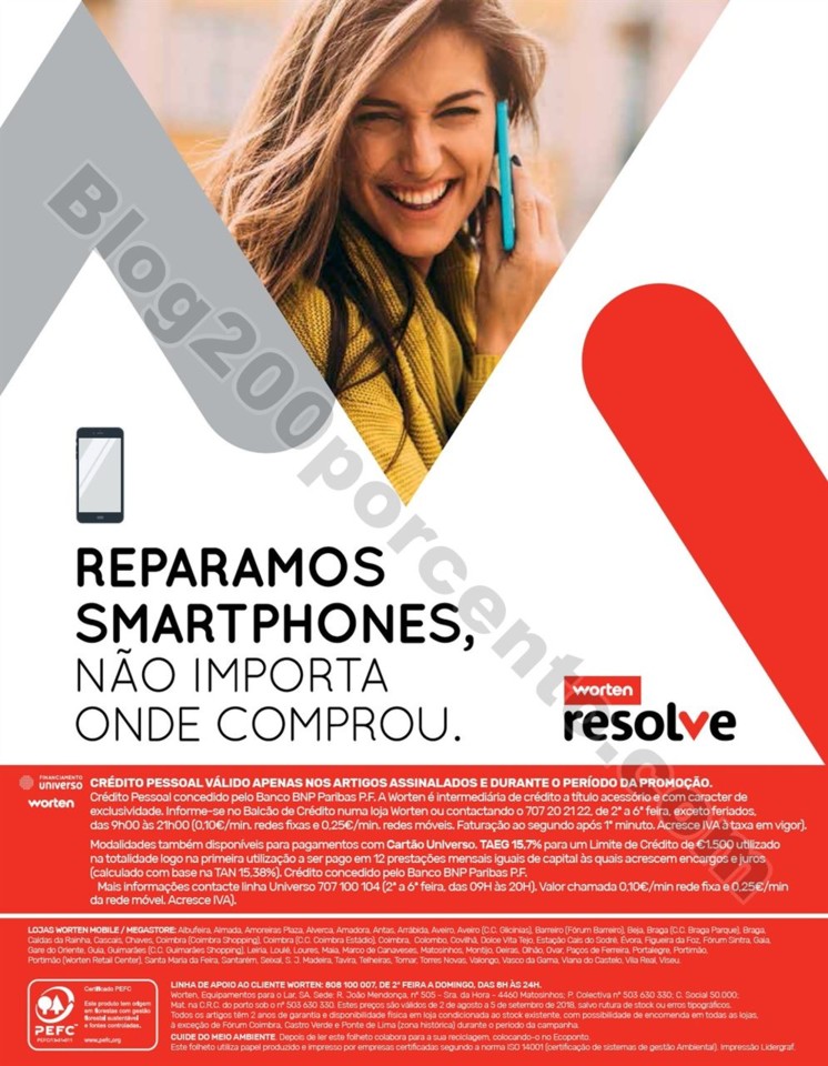Antevisão Folheto WORTEN Mobile Promoções de 2 