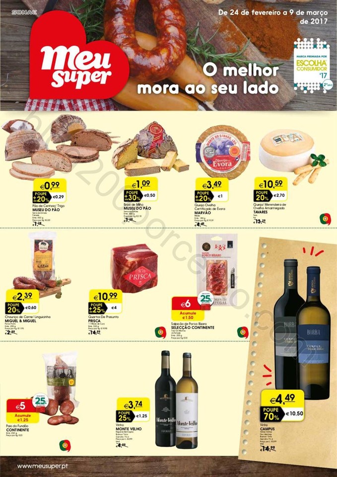 Antevisão Folheto MEU SUPER Promoções de 24 fev