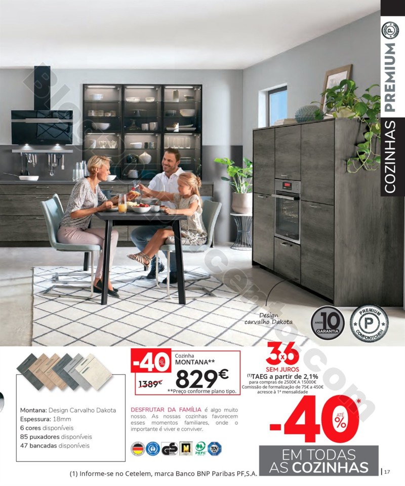 Antevisão Folheto CONFORAMA Cozinhas promoções 