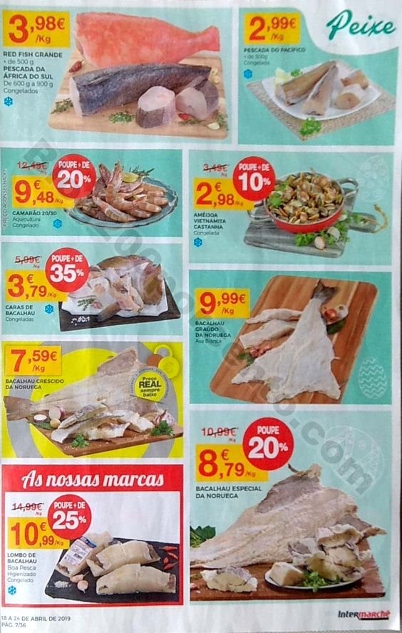 Intermarché Folheto promoções de 18 a 24 abril 