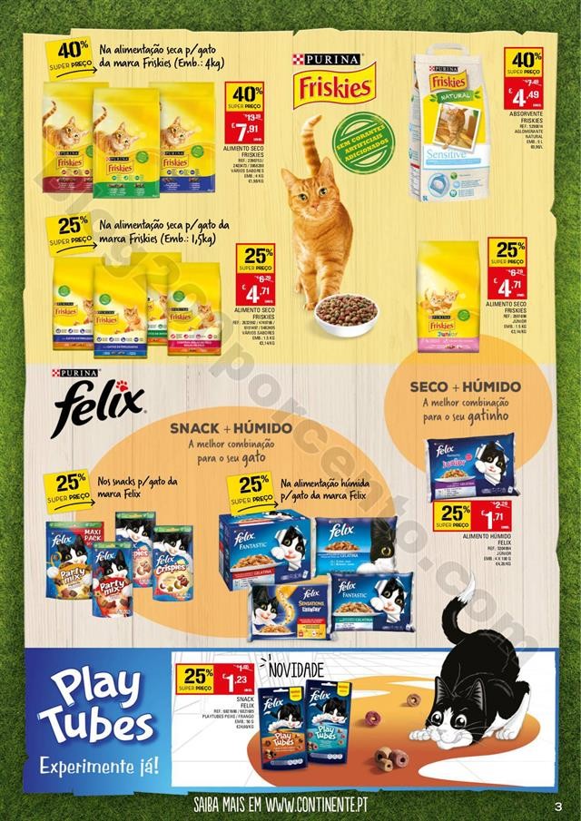 Antevisão Folheto CONTINENTE Pets Promoções de 
