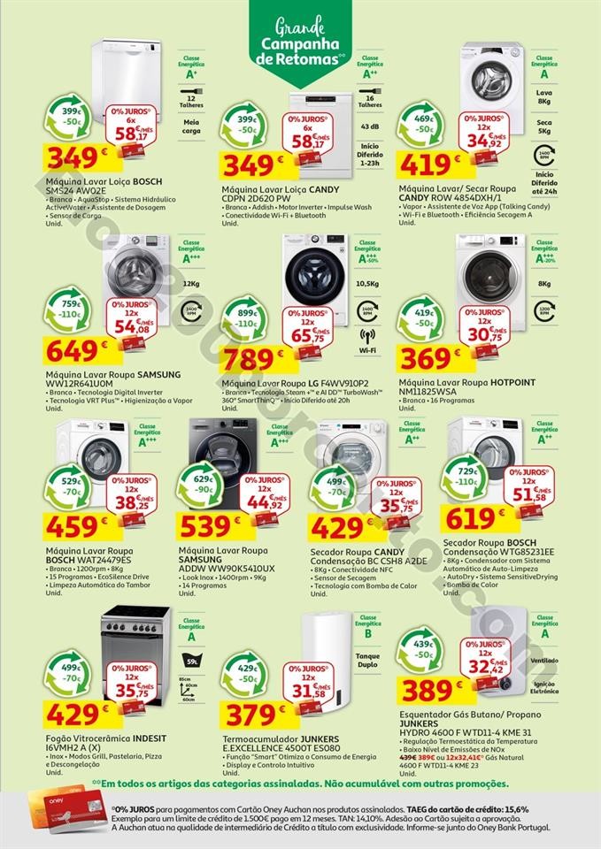 Antevisão Folheto AUCHAN 25 dias tecnologia + ret