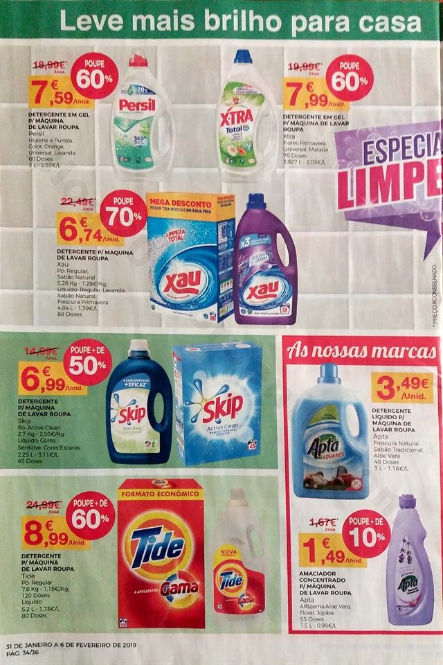 antevisao folheto Intermarche 31 janeiro a 6 fever