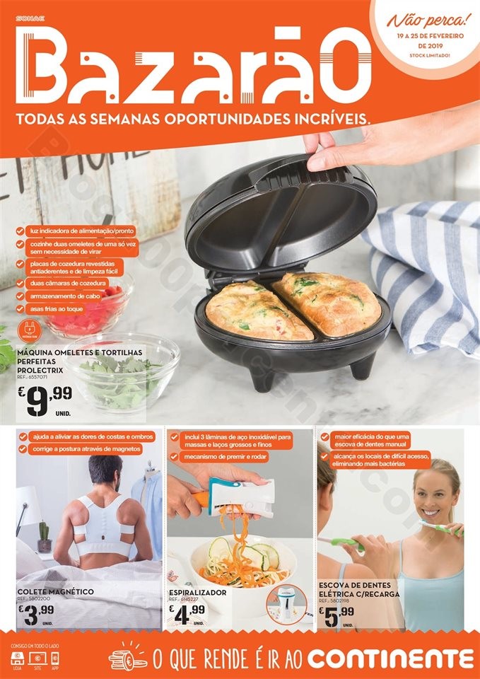 Antevisão Folheto CONTINENTE Bazarão Promoções