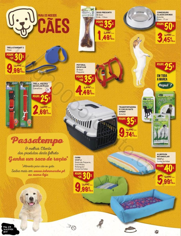 Antevisão Folheto INTERMARCHÉ Pets promoções d