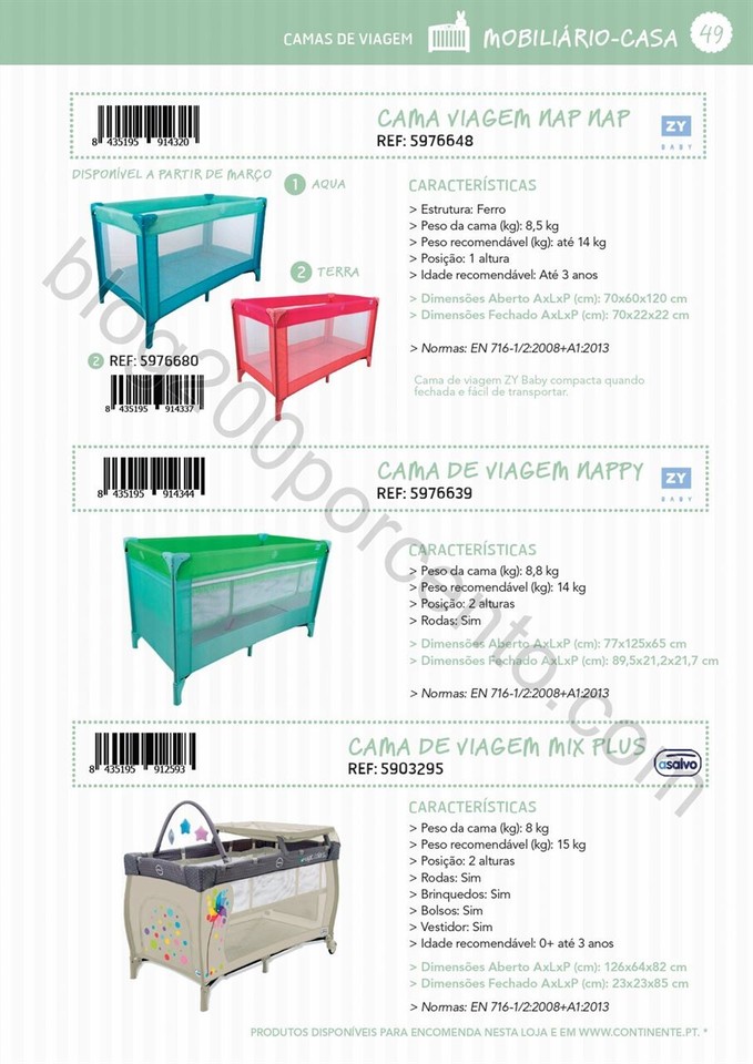 Catálogo técnico puericultura CONTINENTE Promoç