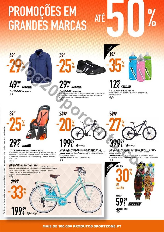 Novo Folheto SPORT ZONE Poupança de 27 abril a 10