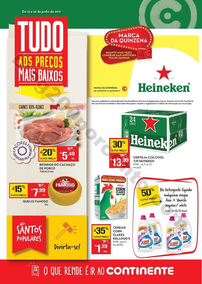 Antevisão Folheto CONTINENTE Açores promoções 