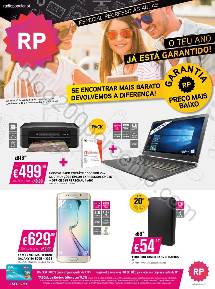Antevisão Folheto RADIO POPULAR Promoções de 30