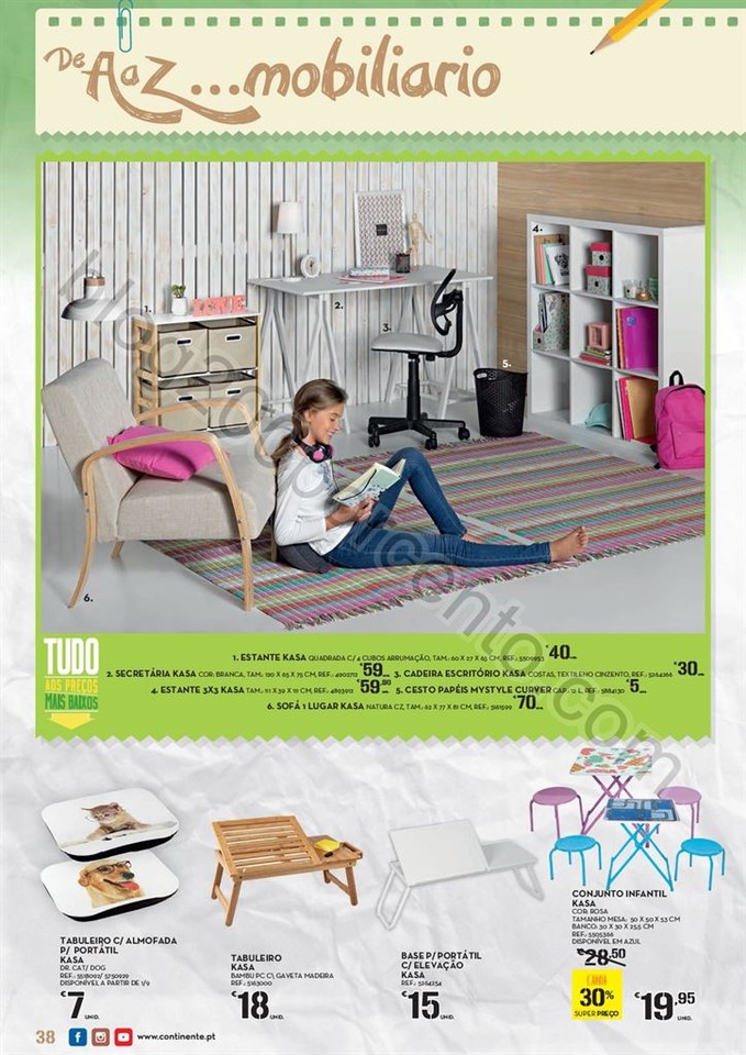 Antevisão Folheto CONTINENTE Regresso às aulas d