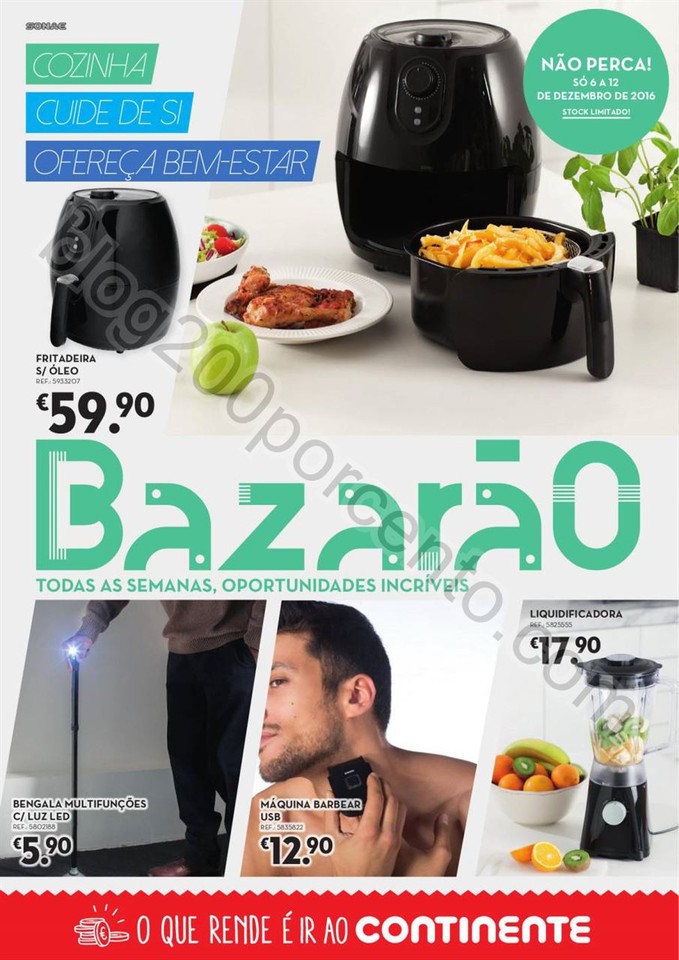 Antevisão Folheto CONTINENTE Bazarão promoções