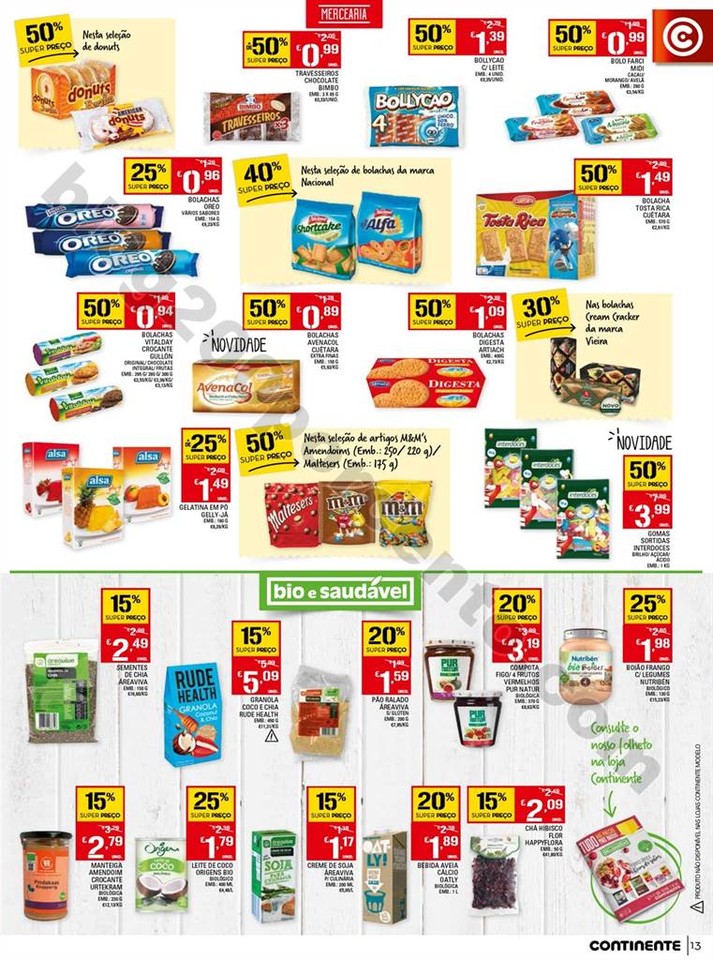 Antevisão Folheto CONTINENTE Promoções de 13 a 
