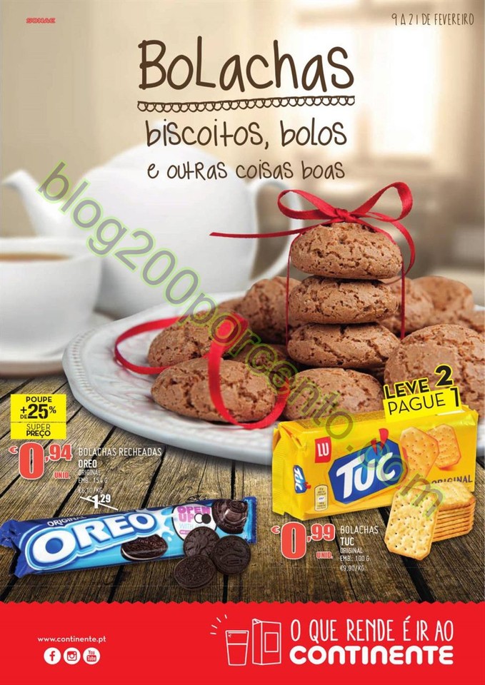 Antevisão Folheto CONTINENTE Extra Bolachas de 9 